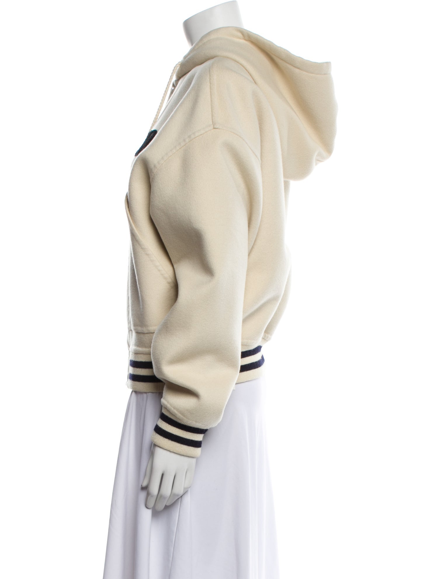 Celine Triomphe Hooded Teddy Cashmere Jacket