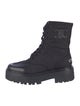 Celine Canvas Combat Boots