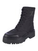 Celine Canvas Combat Boots