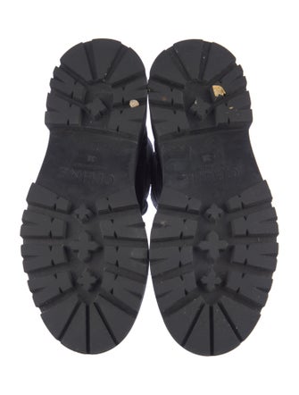 Celine Canvas Combat Boots