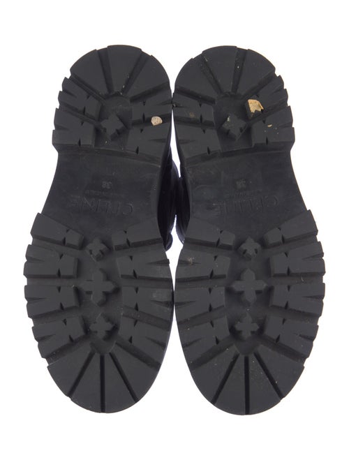 Celine Canvas Combat Boots