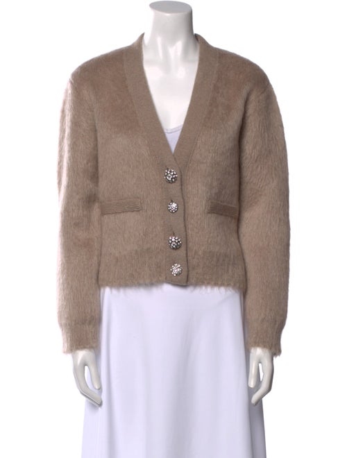 Celine Mohair V-Neck Sweater