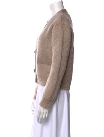 Celine Mohair V-Neck Sweater