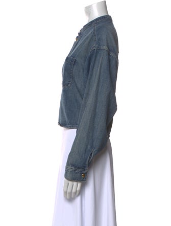 Celine Mock Neck Long Sleeve Crop Top