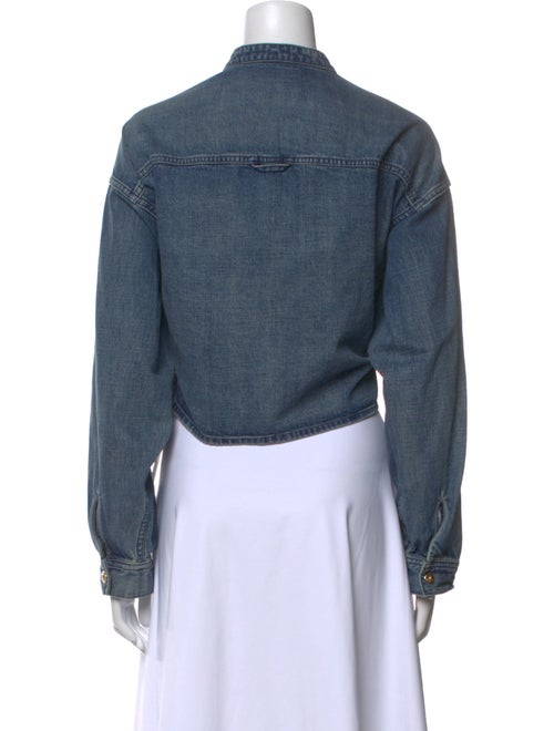 Celine Mock Neck Long Sleeve Crop Top