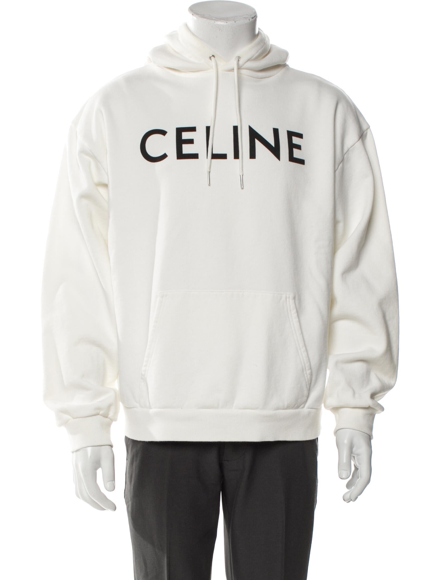 Celine Graphic Print Crew Neck Hoodie