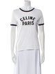Celine Graphic Print Crew Neck T-Shirt