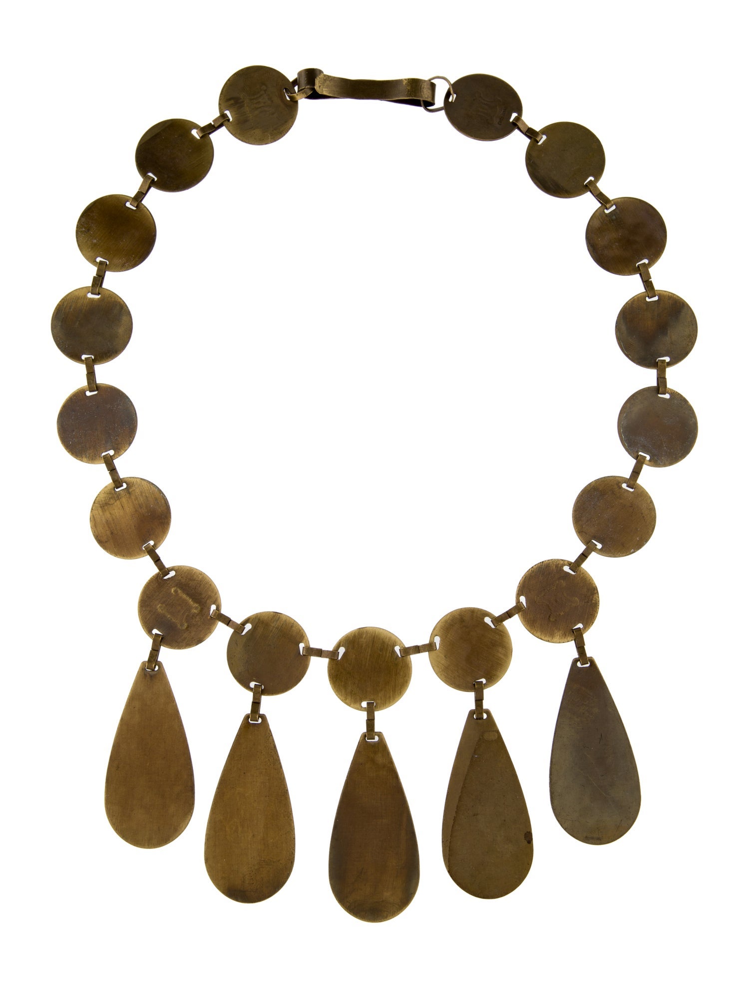 Celine Vintage Triomphe Collar Necklace