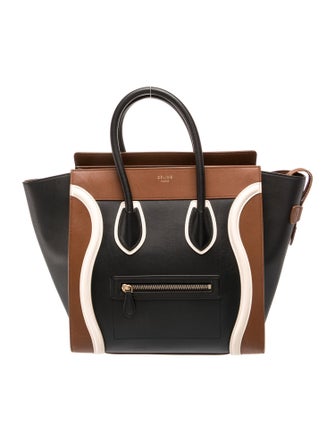 Celine Leather Luggage Mini