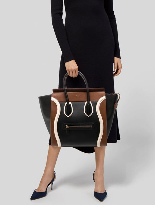 Celine Leather Luggage Mini