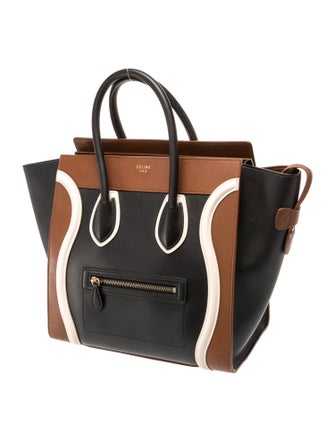 Celine Leather Luggage Mini