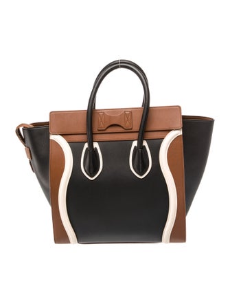 Celine Leather Luggage Mini