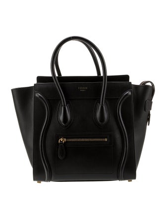 Celine Leather Luggage Mini