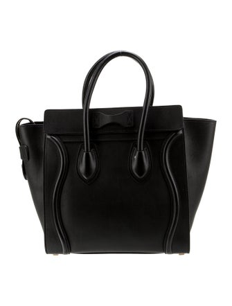 Celine Leather Luggage Mini