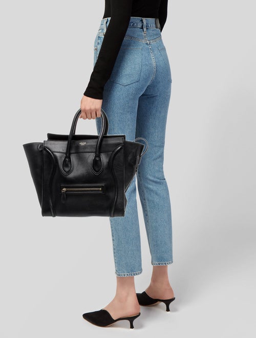 Celine Leather Luggage Mini