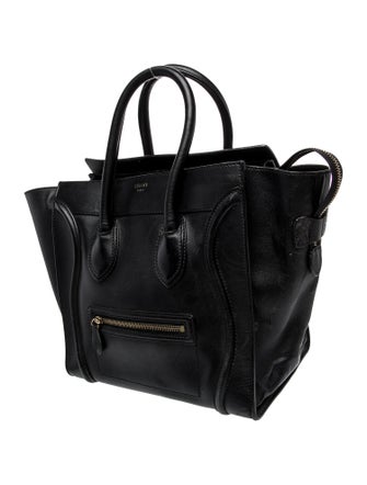 Celine Leather Luggage Mini