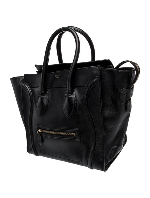 Celine Leather Luggage Mini