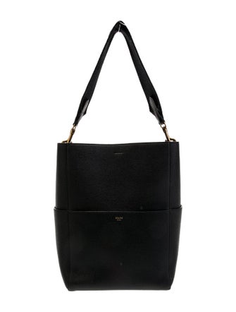 Celine Leather Seau Sangle