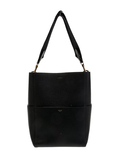 Celine Leather Seau Sangle