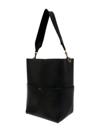 Celine Leather Seau Sangle