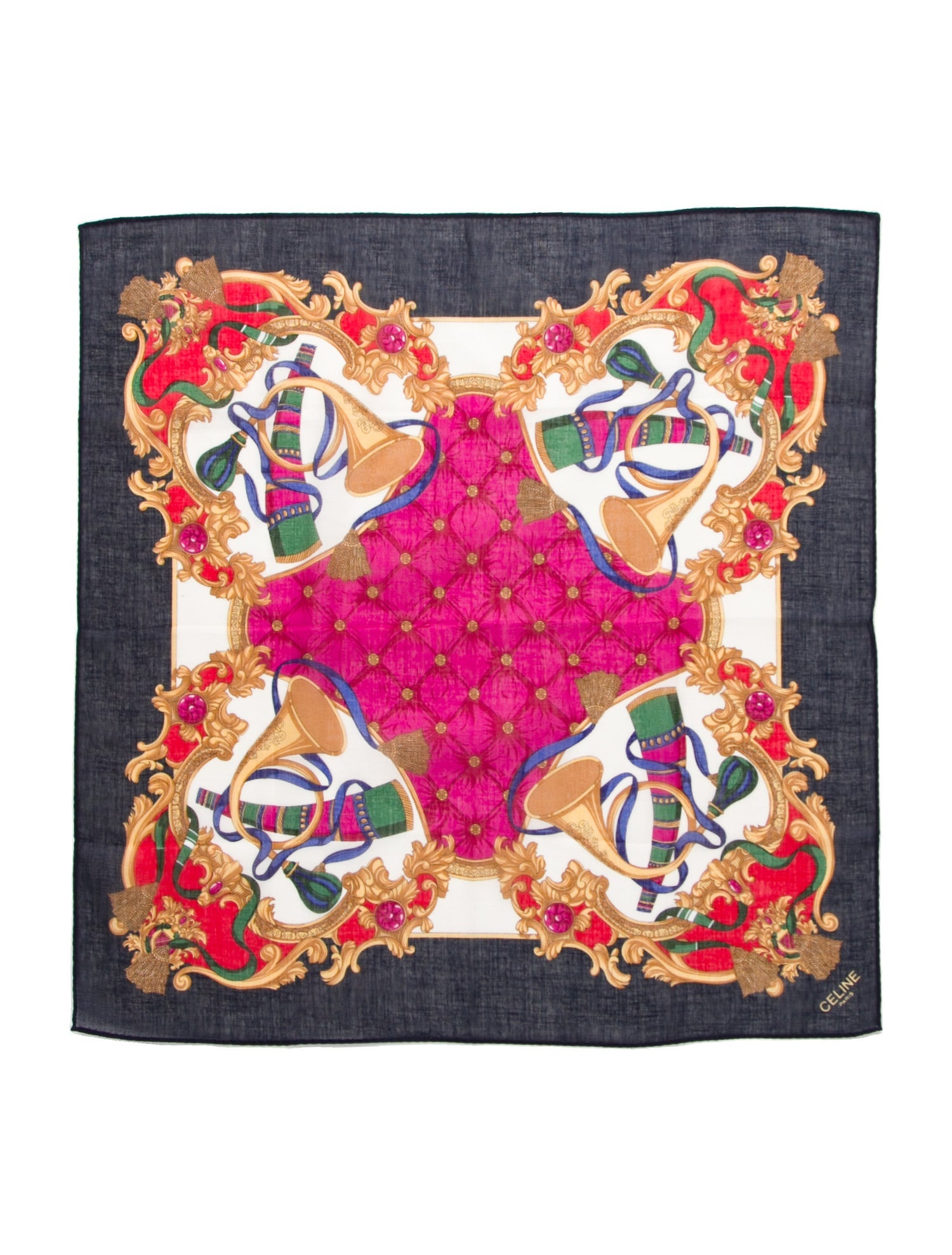 Celine Floral Print Scarf