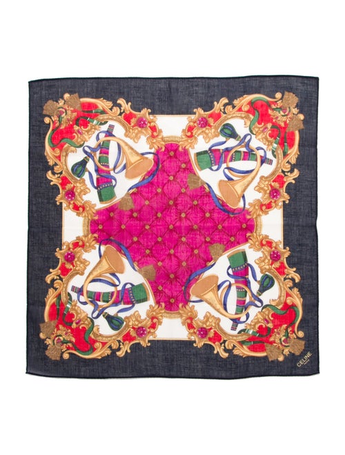 Celine Floral Print Scarf