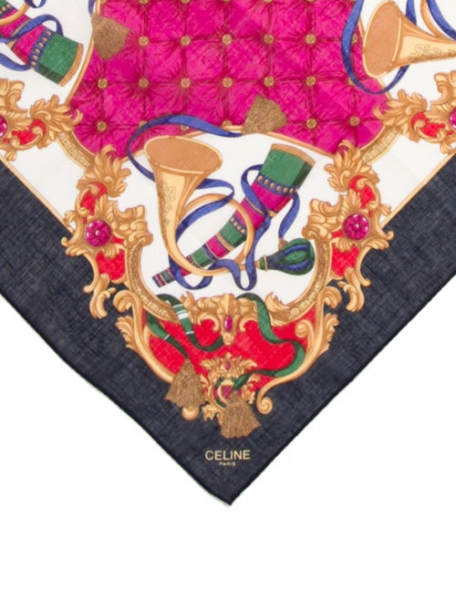 Celine Floral Print Scarf