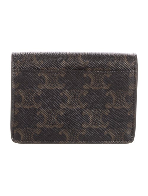 Celine Small Triomphe Printed Compact Wallet