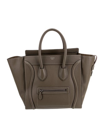 Celine Leather Luggage Mini