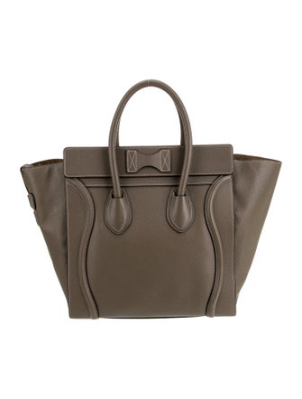 Celine Leather Luggage Mini