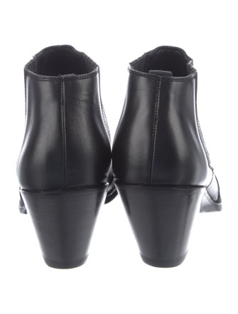 Celine Embossed Leather Rain Boots