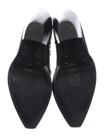 Celine Embossed Leather Rain Boots