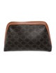 Celine Women's Triomphe Large Cosmetic Pouch