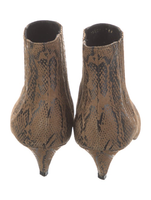 Celine Suede Animal Print Boots