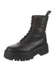 Celine Leather Studded Accents Combat Boots