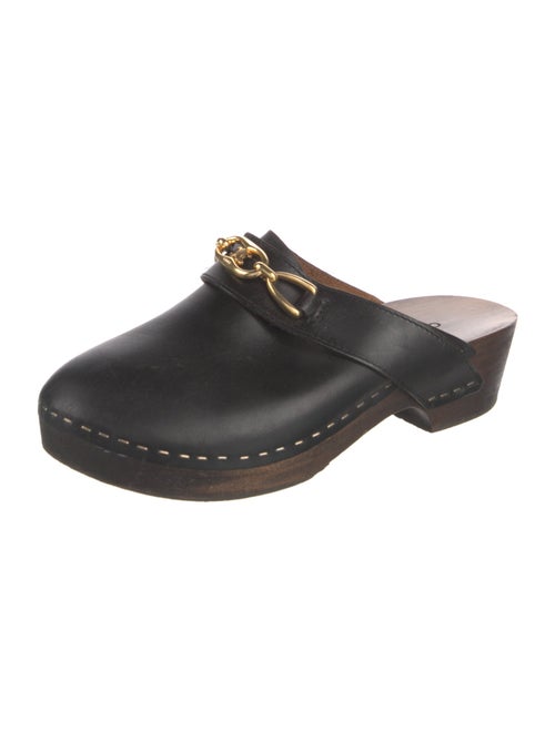 Celine Triomphe Leather Mules