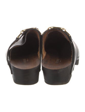 Celine Triomphe Leather Mules