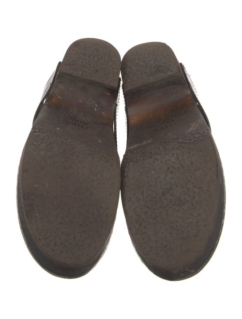 Celine Triomphe Leather Mules