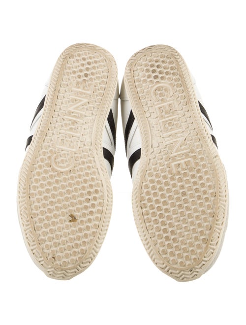 Celine Leather Colorblock Pattern Sneakers