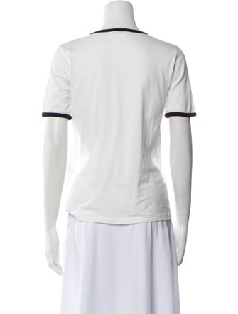 Celine Graphic Print Crew Neck T-Shirt