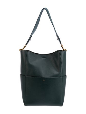 Celine Leather Seau Sangle