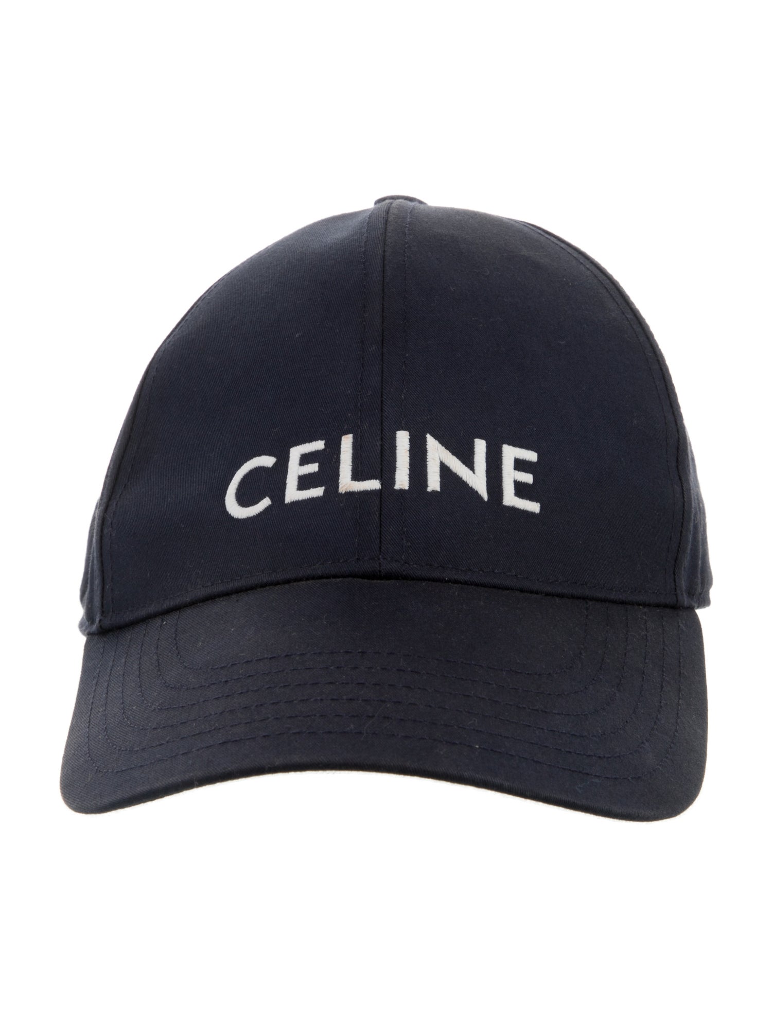 Celine Logo Embroidered Baseball Cap
