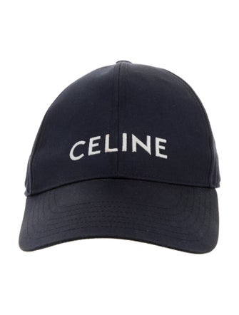 Celine Logo Embroidered Baseball Cap