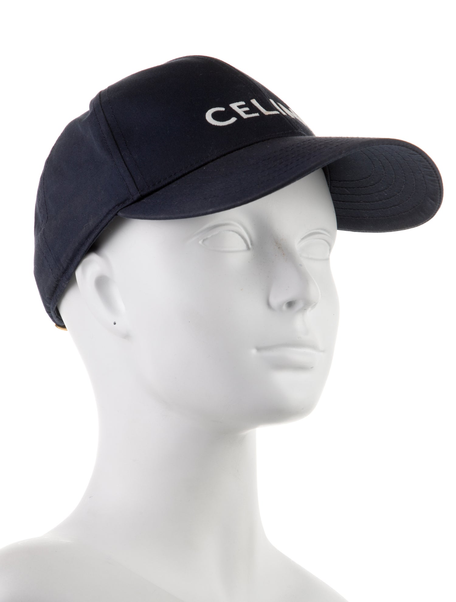 Celine Logo Embroidered Baseball Cap