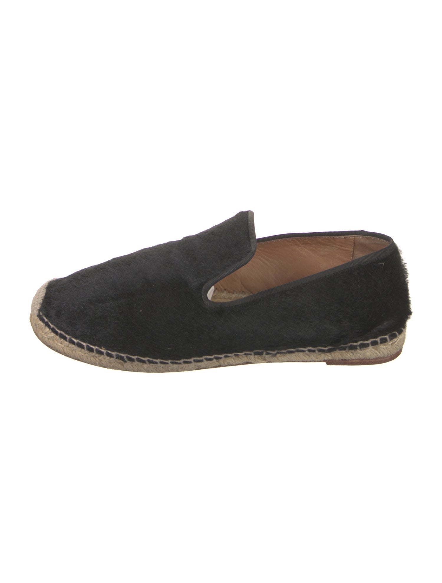 Celine Ponyhair Grosgrain Trim Espadrilles