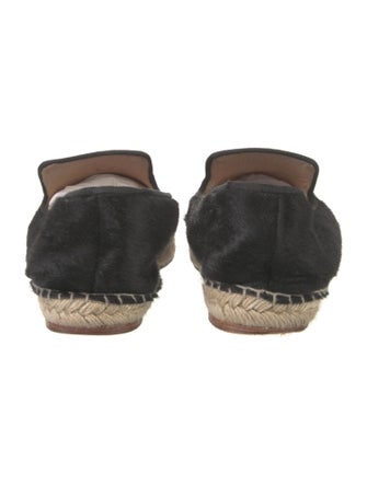 Celine Ponyhair Grosgrain Trim Espadrilles