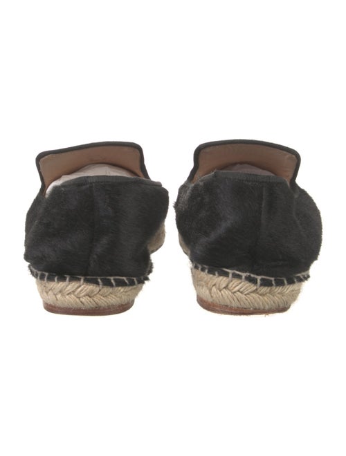 Celine Ponyhair Grosgrain Trim Espadrilles