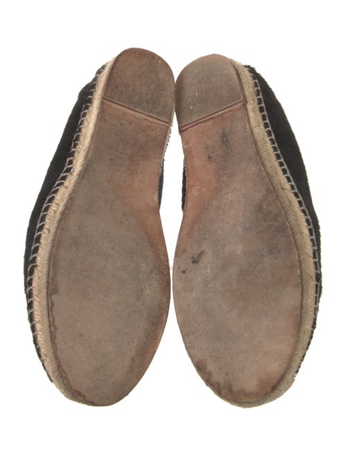 Celine Ponyhair Grosgrain Trim Espadrilles