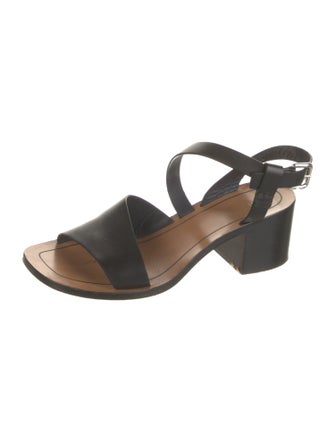 Celine Leather Slingback Sandals