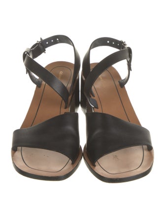 Celine Leather Slingback Sandals